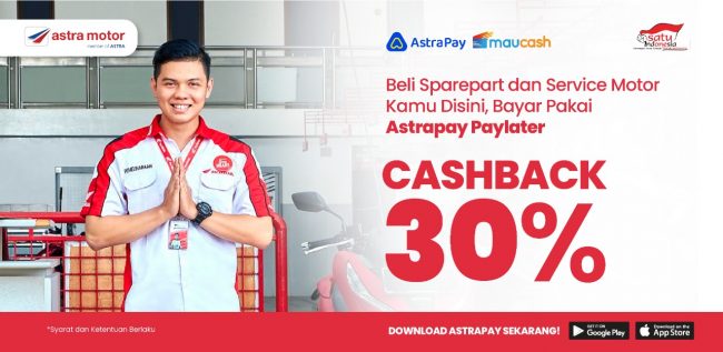 promo maucash x honda motor