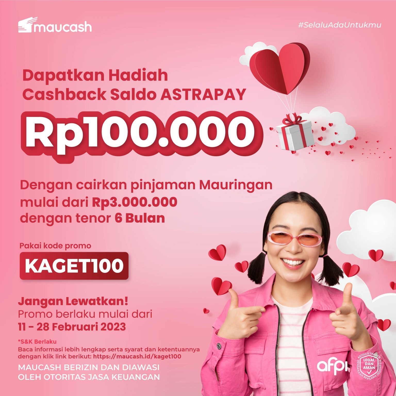 Khusus Untuk Kamu Bisa Dapatkan Cashback Saldo Astrapay Rp 100000 Maucash 5105