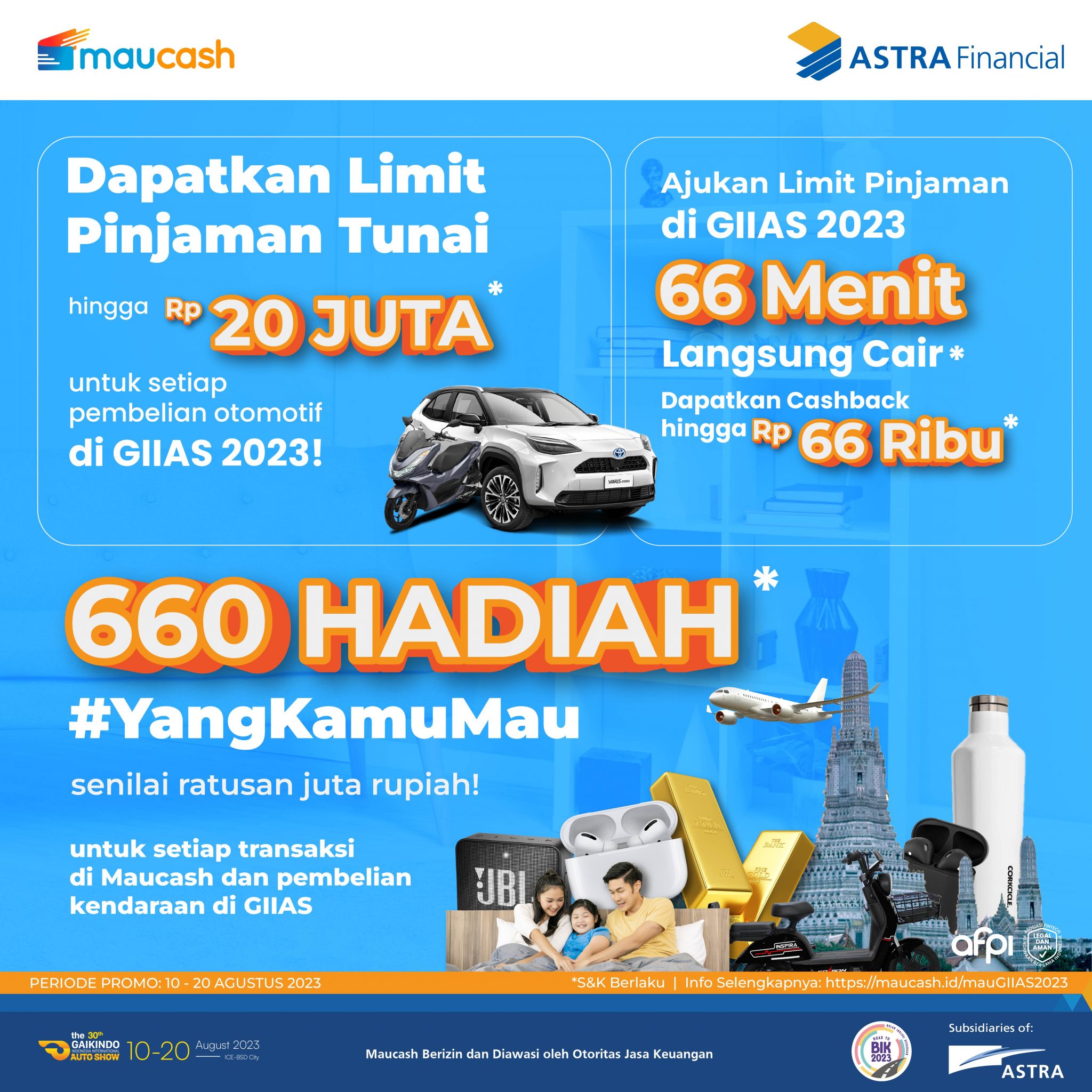 Gunakan Maupaylater Milikmu di GIIAS 2023 Sekarang Juga Maucash Gunakan Maupaylater Milikmu di GIIAS 2023 Sekarang Juga Maucash